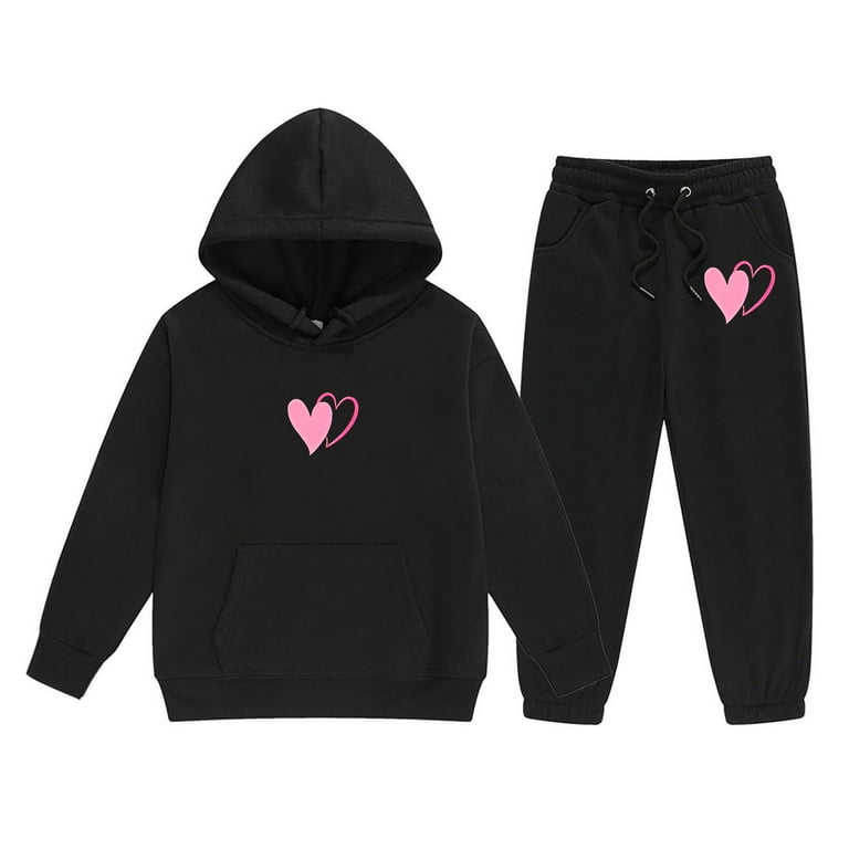 Jogger Sets For Boys Girls Piece Outfits Hoodie Sweatshirt Comfy