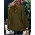 thumbnail image 2 of PRETTYGARDEN Women's Winter Turtleneck Oversized Sweaters Long Sleeve Chunky Knit Slouchy Pullover Sweater Tops, 2 of 7