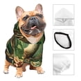 thumbnail image 3 of Gaeub Mallard Duck And Flowers Dog Hoodie Sweatshirts Warm Dog Clothes for Small Dogs,Puppy and Cat Costume-Medium, 3 of 7