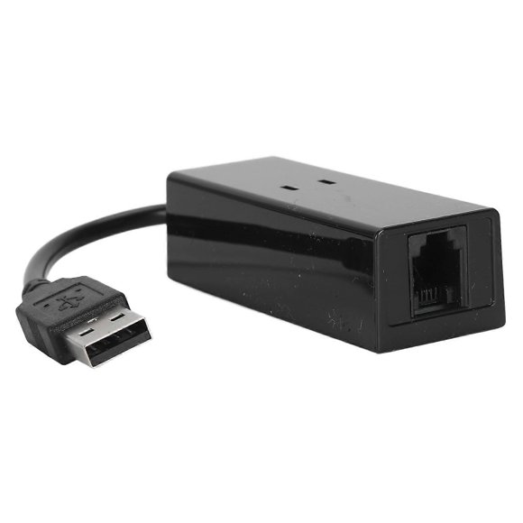 Módem de fax externo USB de 56 K con conexión telefónica, conexión Plug and Play, para ordenador portátil, Windows 10, 8, 7, Vista, XP y Linux.