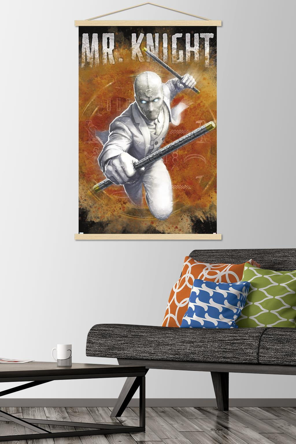 Marvel Moon Knight - Mr. Knight Wall Poster with Magnetic Frame, 22.375" x 34"