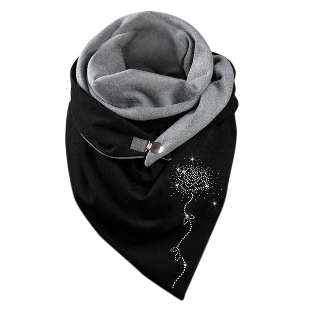 Thinsony Foulard de Mo Coton Femmes Style Mode Mode Femmes Écharpe Polyvalente Hiver comme Montré 1Set