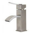 thumbnail image 3 of ALFI brand AB1258-BN Brushed Nickel Square Body Curved Spout Single Lever Bathroom Faucet, 3 of 10