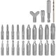 thumbnail image 2 of Muyoka Juego de extractores de tornillos dañados de 24 piezas Kit de extractor de pernos pelados de acero de aleación Kit de herramientas de extracción de tornillos de tamaño múltiple portátil fácil d Muyoka Hogar, 2 of 7