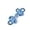 17 Light Blue, variant on 5 Pairs/Pack Chinese Knots Frog Buttons Closure Sewing Buttons Fastener for DIY Sewing (15 Royal Blue)