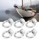 thumbnail image 1 of Tuerca De Ojo, 10 Piezas De Rebaba De Fuerza Uniforme Antioxidante Y Anticorrosión: Tuerca De Ojo De Elevación De Acero Inoxidable Para Suministros De Cuerda De Cable, 1 of 8