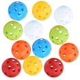 thumbnail image 4 of Airflow Balls, Non- Bright Color 6 Colors Lightweight Swing Training Hollow Balls, Outdoor for Inndoor, 4 of 8