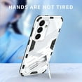 thumbnail image 6 of Compatible for Samsung Galaxy S25+ Heavy Duty Case with Hidden Stand & Magnetic Car Mount Support, Hybrid Rugged Shockproof Protective Phone Cover for Samsung Galaxy S25+, Blue, 6 of 9