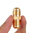 thumbnail image 4 of Breezliy 1/2 pulgada macho bengala x 1/2 pulgada macho bengala conector adaptador de gas unión latón tubo acoplador tubo bengala (2 piezas), 4 of 5