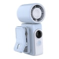 thumbnail image 3 of Ventilador portátil con clip, 4 velocidades de viento ajustables, resistente, ideal para oficina, dormitorio y hogar. Azul, 3 of 9