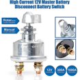 thumbnail image 3 of 12v Battery Isolator Switch High Current Disconnect Switch Battery Switch For Car Boat Truck, 3 of 5