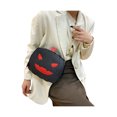 thumbnail image 5 of Gureui Women's Crossbody Bag, Casual Multipurpose Halloween Devil Pattern Neat Stitching Smooth Zipper Single-Shoulder Bag,Black/Pink/Yellow/Golden, 5 of 6