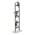 thumbnail image 6 of DecMode 8"W, 26"H Metal Contemporary Geometric Sculpture, Black, 6 of 8