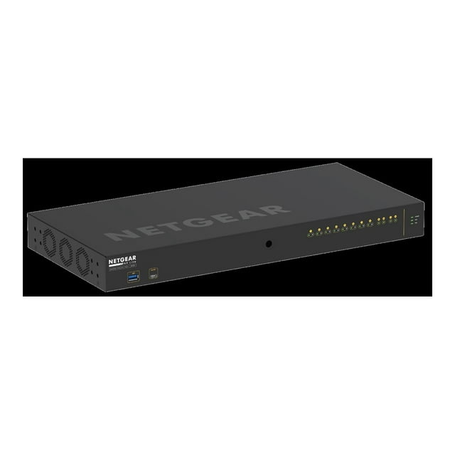 NETGEAR AV Line M4250-10G2XF-PoE+ - Switch - L3 - managed - 10 x 10/100/1000 (8 PoE+) + 2 x 10 Gigabit SFP+ - side to side airflow - rack-mountable - PoE+ (240 W)