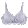 thumbnail image 2 of Hrsba Womens Plus Size Bra,Women's Breathable Lace Thickening Bras,Womens Casual Summer Bra,Womens Bra, 2 of 3