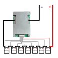 thumbnail image 4 of 6S 24V 50A Lithium Battery Protection Board with Power Battery Balance/Enhance PCB BMS Protection Bo, 4 of 5