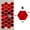S-Red, variant on Hexagon Acrylic Mirror Wall Stickers Self-adhesive 3D Mirror Decals Art Wall Decals for DIY Home Bedroom Decoration