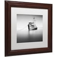 thumbnail image 2 of Trademark Fine Art "Barco Hundido" Canvas Art by Moises Levy White Matte, Wood Frame, 2 of 3