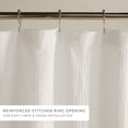 thumbnail image 3 of Cotton Blend Waffle Shower Curtain by Comfort Canopy, 72" x 72", White, 3 of 7