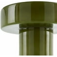 thumbnail image 5 of BoutiqueRugs Lauenhagen Contemporary Geometric Glass Bedside Table Lamp for Bedroom Nightstand - Modern End Side Lighting for Living Room - Green - 7" H, 5 of 7