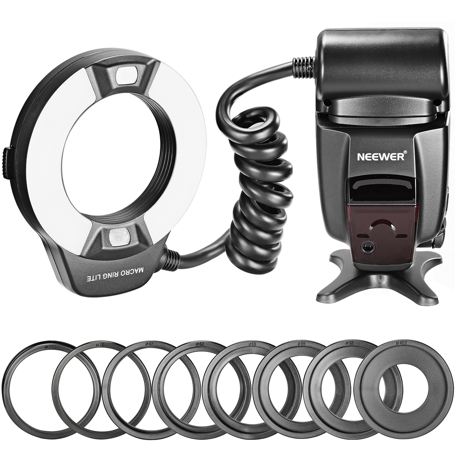 Neewer Closeup NW14EXM Universal LED Macro Ring Flash Light with AF