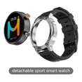 thumbnail image 3 of Imiki D2 Smartwatch 1.43 Amoled Hd Pantalla 466*466px, Bt 5.3 Llamdas, 3 Atm Impermeable, Asistente De Voz, Bisel Desmontable, Reloj Inteligente Para Hombre/mujer, Negro, 3 of 8