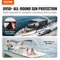 thumbnail image 2 of Funda Bimini Top Boat VEVOR 4 Bow de 8 pies x 1,37 m x 2,16 -2,29 m, 2 of 9