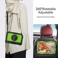thumbnail image 5 of Case for Samsung Galaxy Tab S8 Plus/S7 FE/S7 Plus 12.4 Inch with Screen Protector, 360 Degree Rotating Kickstand Hand Strap Heavy Duty Shockproof Cover with Shoulder Strap, Lime PC, 5 of 7