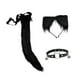 thumbnail image 4 of Conjunto de orejas de gato: diadema, orejas, cola y collar. Accesorios de disfraz de animal de peluche para cosplay. Estilo A, 4 of 9