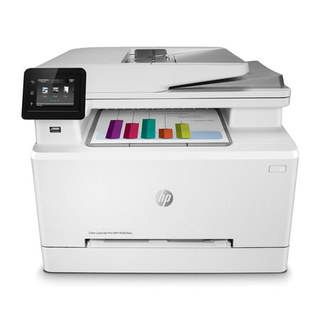 HP LaserJet M283fdw MFP Color Multifunction Laser Printer, 7KW75A#BGJ