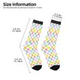thumbnail image 2 of Honeii Colorful Rubber Duck Print Children's Colorful Socks,Unisex Kids and Toddlers' Cushioned Sock,Kids Athletic Crew Socks,for Everyday Wear and Sports, 2 of 5
