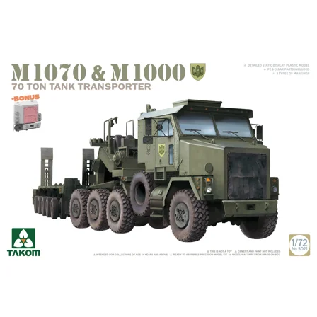 Takom 5021 1/72 M1070&M1000  70 TON TANK TRANSPORTER