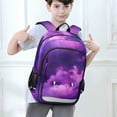 thumbnail image 5 of ALAZA Purple Tie-dye Laptop Backpack Purse Travel Bag Casual School Bookbag Rucksack for Women Men, 5 of 6
