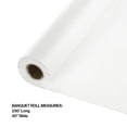 thumbnail image 2 of Creative Converting 783272 40 in. x 250 ft. Plastic Table Roll- White, 2 of 2