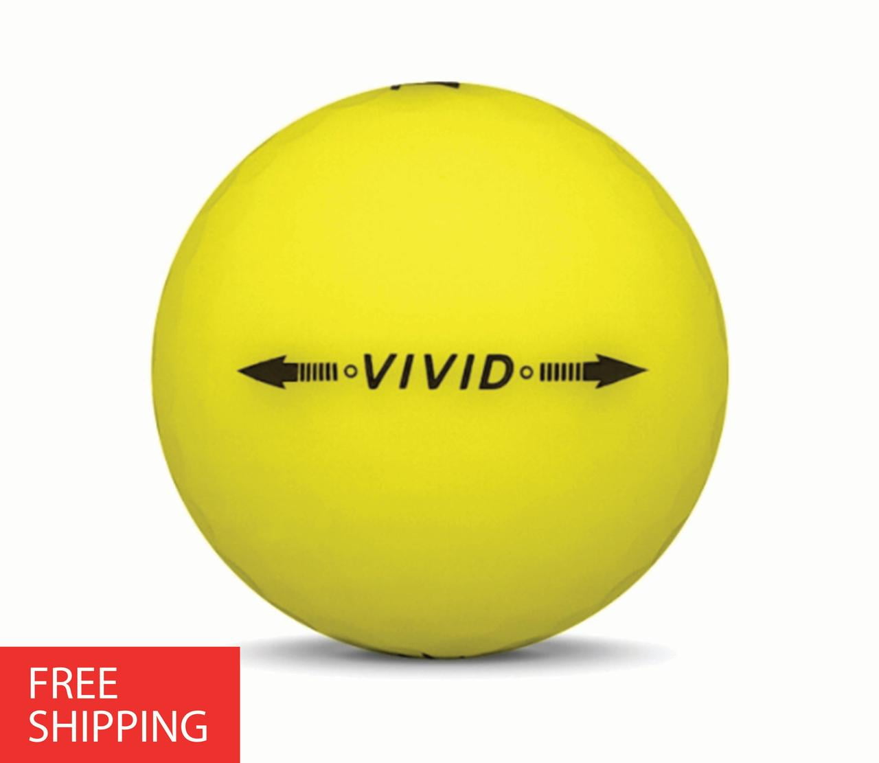 Pre-Owned 24 Volvik Vivid Mat Yellow 4A Used Recycled Golf Balls, by Mulligan Golf Balls