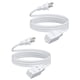 thumbnail image 1 of Cable de extensión DEWENWILS de 3 salidas, 3 m, blanco para interiores, paquete de 2, 1 of 7
