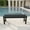 Black, variant on Outdoor Bench, Two Person Poly Lumber Porch Bench, Weatherproof Garden Bench That Never Rot and Fade, All-Weather Patio Bench Suit for Garden, Porch, and Park(Black)