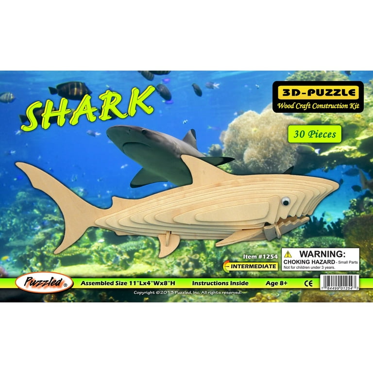 3D Wooden Puzzle: Shark – ICA Retail Store
