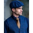 thumbnail image 7 of Mucros Weavers Men's Newsboy Cap 100% Wool Tweed Irish 8-Piece Driving Cap Made in Ireland, 7 of 7