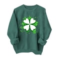 thumbnail image 2 of Diufon St Patricks Day Sweatshirt Women Casual Long Sleeve Crewneck Sweatshirts Graphic Printed Loose Pullover Tops, 2 of 6