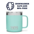 thumbnail image 4 of Taza YETI Rambler de espuma marina de acero inoxidable con aislamiento al vacío de 300 ml, 4 of 7