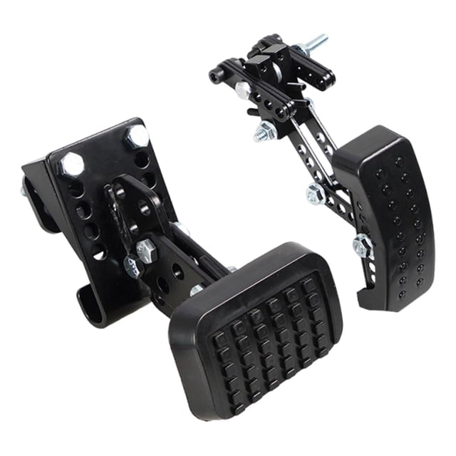 Pedal de acelerador y freno extensible, resistente al desgaste, profesional, práctico, antideslizante, accesorio negro para karts, coches de juguete