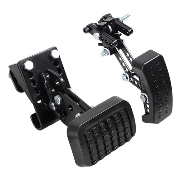 Pedal de acelerador y freno extensible, resistente al desgaste, profesional, práctico, antideslizante, accesorio negro para karts, coches de juguete