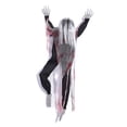 thumbnail image 2 of Accesorios de decoración de Halloween: Fantasma trepador de pared de 1,5 m, decoración sin control por voz, gran fantasma ahorcado, guion para escena de asesinato., 2 of 7