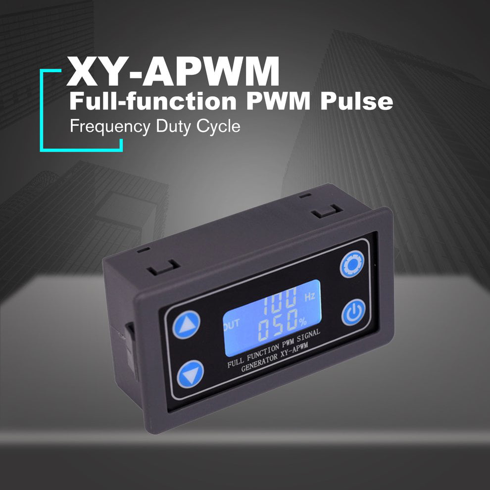 PWM Pulse Frequency Duty Cycle Square Adjustable Wave Signal Generator 