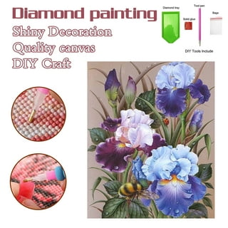 Blossomy Flower Diamond Painting Kits for Kids with Wooden Frame Girls Art  Crafts Rhinestone Cross Stitch Flowers Diamond Paint Gem by Number Kits for  Birthday Gifts for Home Leisure Wall Decoration Flower