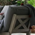 thumbnail image 6 of Westlake Solid Wood Outdoor Convertible Sofa Daybed, Gray Cushion, 6 of 7