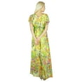thumbnail image 5 of Bimba Women Bohemian Style Long Semi Sheer Chiffon Dress Half Lined Maxi Gown, 5 of 5