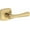 Lifetime Satin Brass, variant on Baldwin Ps.Wyn.R.Sfr Wyndcliff Passage Door Lever Set - Black