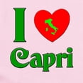 thumbnail image 2 of CafePress - I Love Capri Italy Infant Bodysuit - Baby Light Bodysuit, Size Newborn - 24 Months, 2 of 4